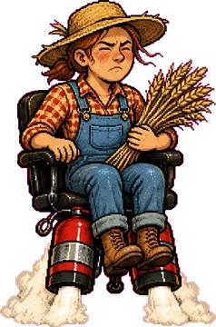The farmer pilot.