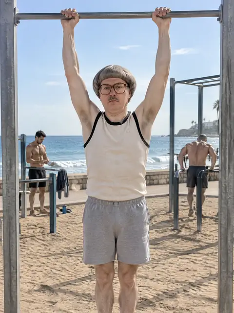 Keith From Accounts wearing the Muscle Tank